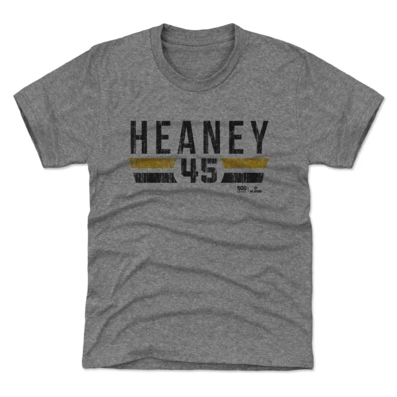 Andrew Heaney Pittsburgh Font sold by 500 Level