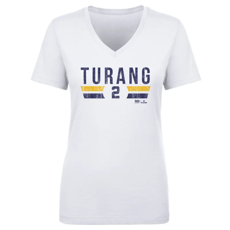 Brice Turang Milwaukee Font sold by 500 Level