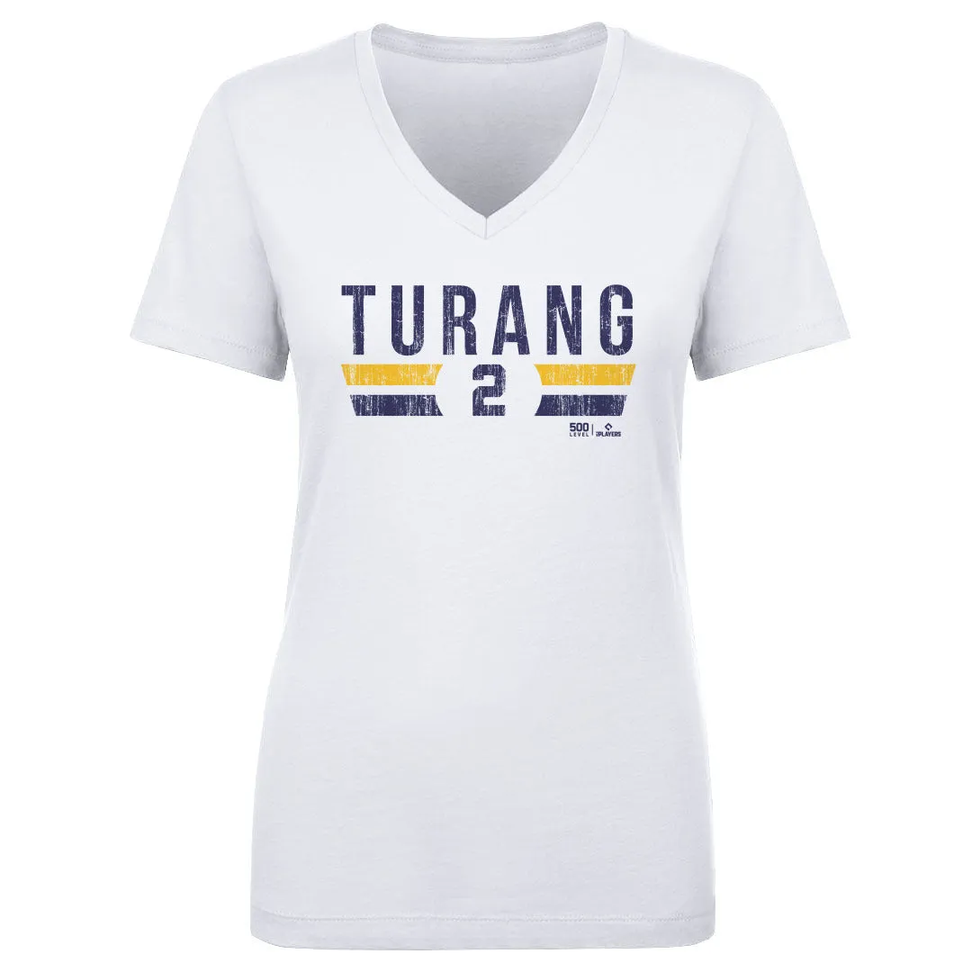 Brice Turang Milwaukee Font sold by 500 Level