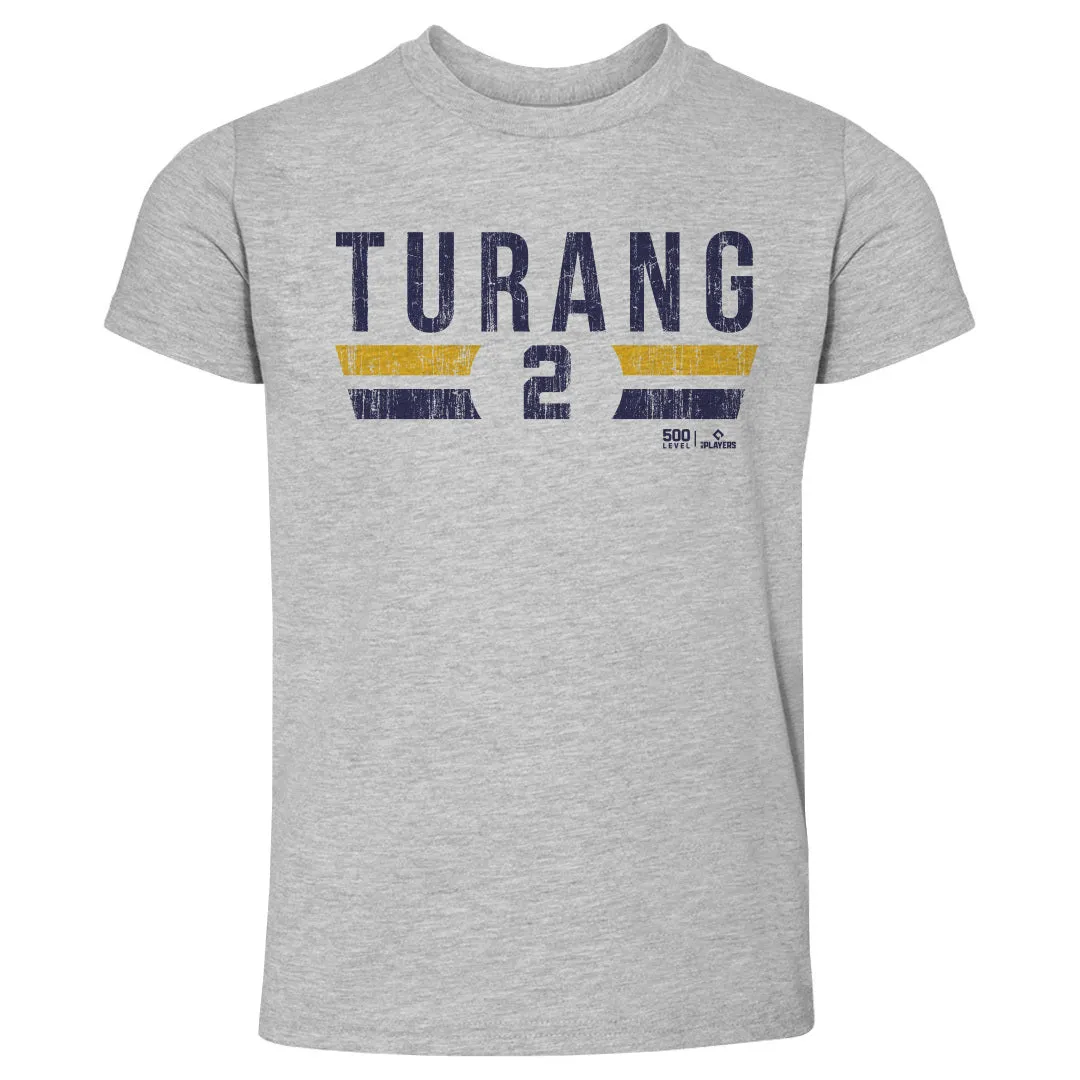 Brice Turang Milwaukee Font sold by 500 Level