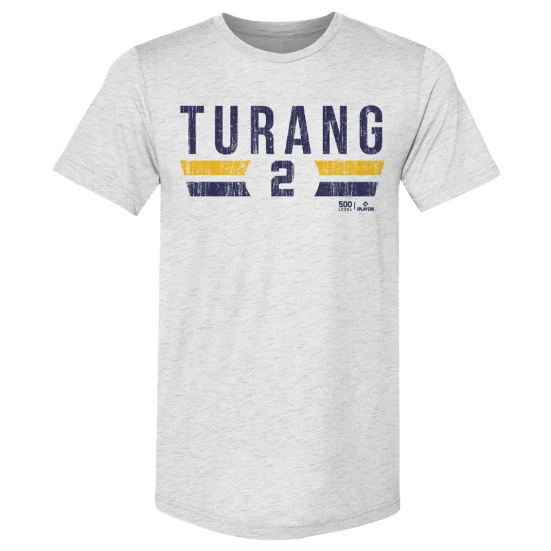 Brice Turang Milwaukee Font sold by 500 Level