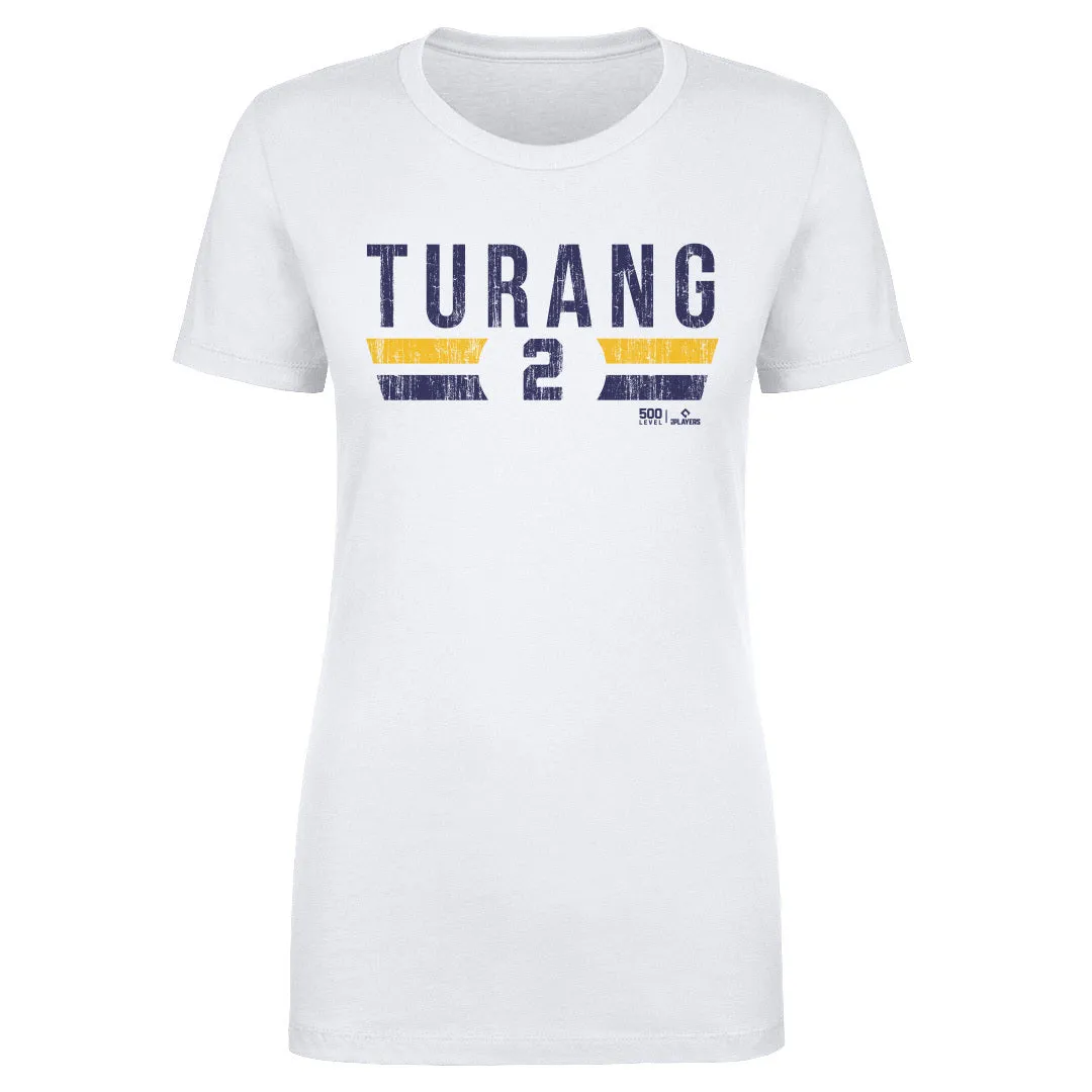 Brice Turang Milwaukee Font sold by 500 Level