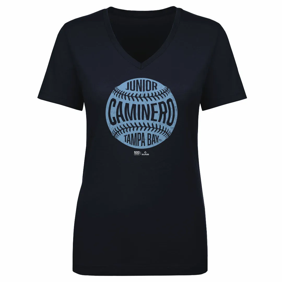 Junior Caminero Tampa Bay Vintage Baseball WHT sold by 500 Level