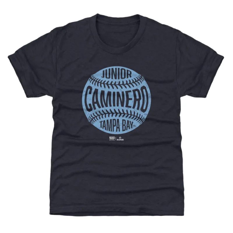 Junior Caminero Tampa Bay Vintage Baseball WHT sold by 500 Level