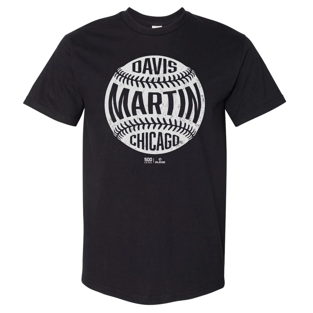 Davis Martin Chicago W Vintage Baseball WHT sold by 500 Level