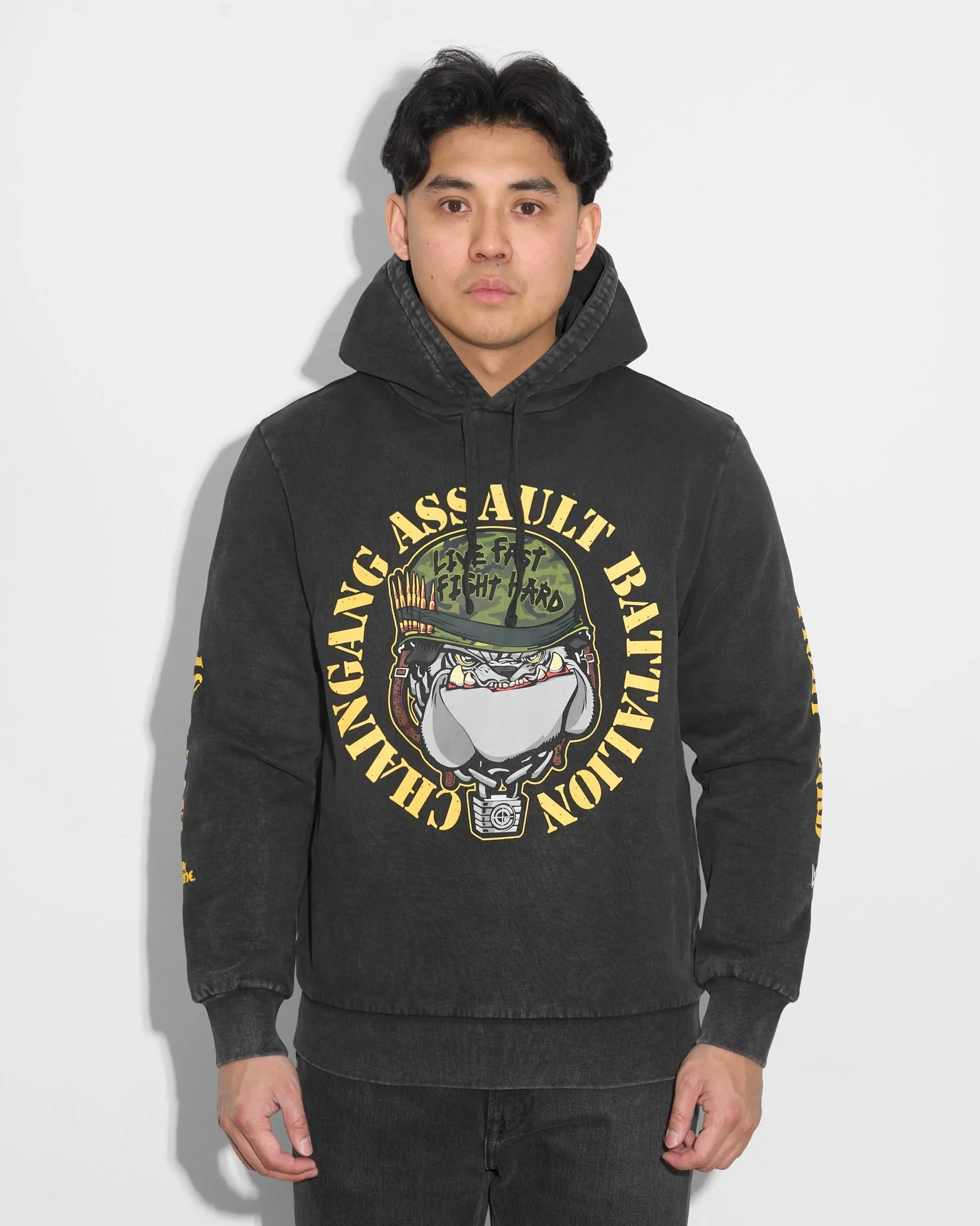 John Cena Chain Gang Assault Battalion French Terry Hoodie sold by 500 Level product image thumbnail 2