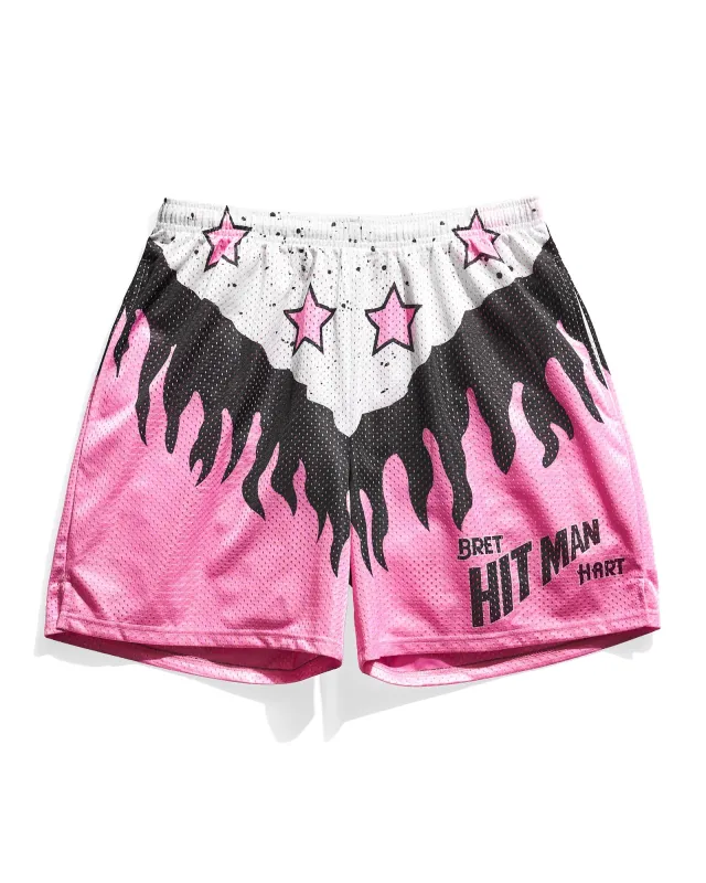 Bret Hart Royal Rumble 1993 Retro Shorts made by 500 Level