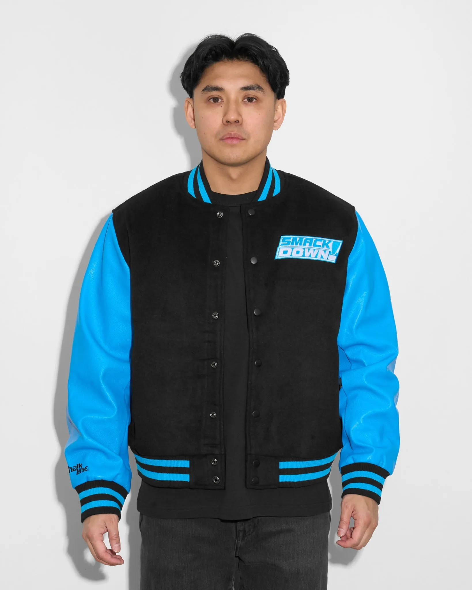 WWE SmackDown Fist Varsity Jacket sold by 500 Level product image thumbnail 2