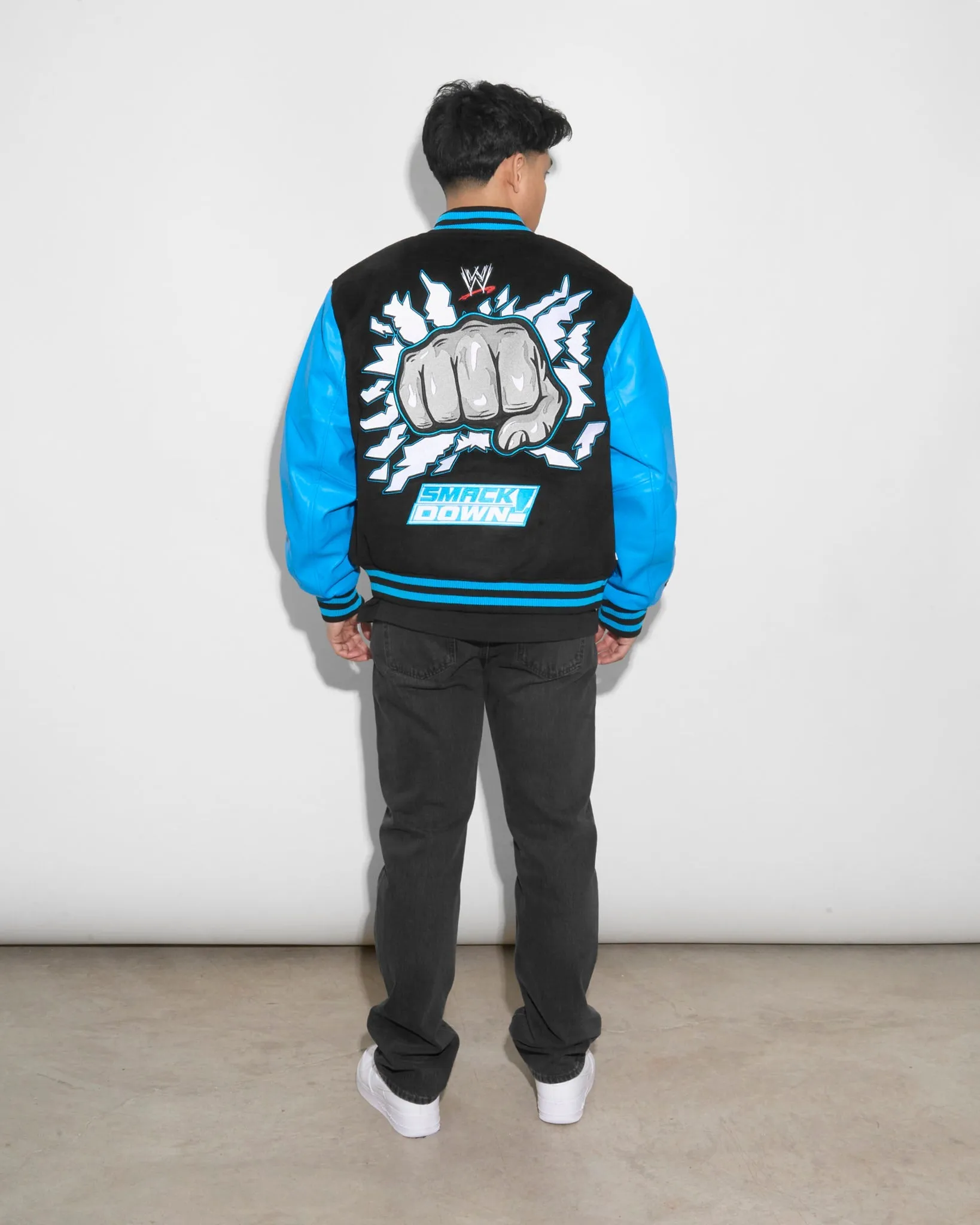 WWE SmackDown Fist Varsity Jacket sold by 500 Level product image thumbnail 5