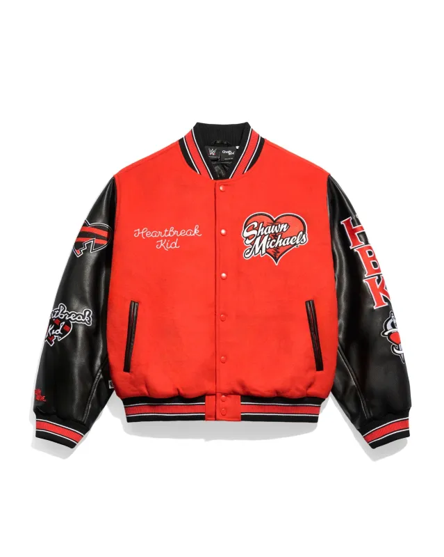Shawn Michaels HBK Varsity Jacket made by 500 Level