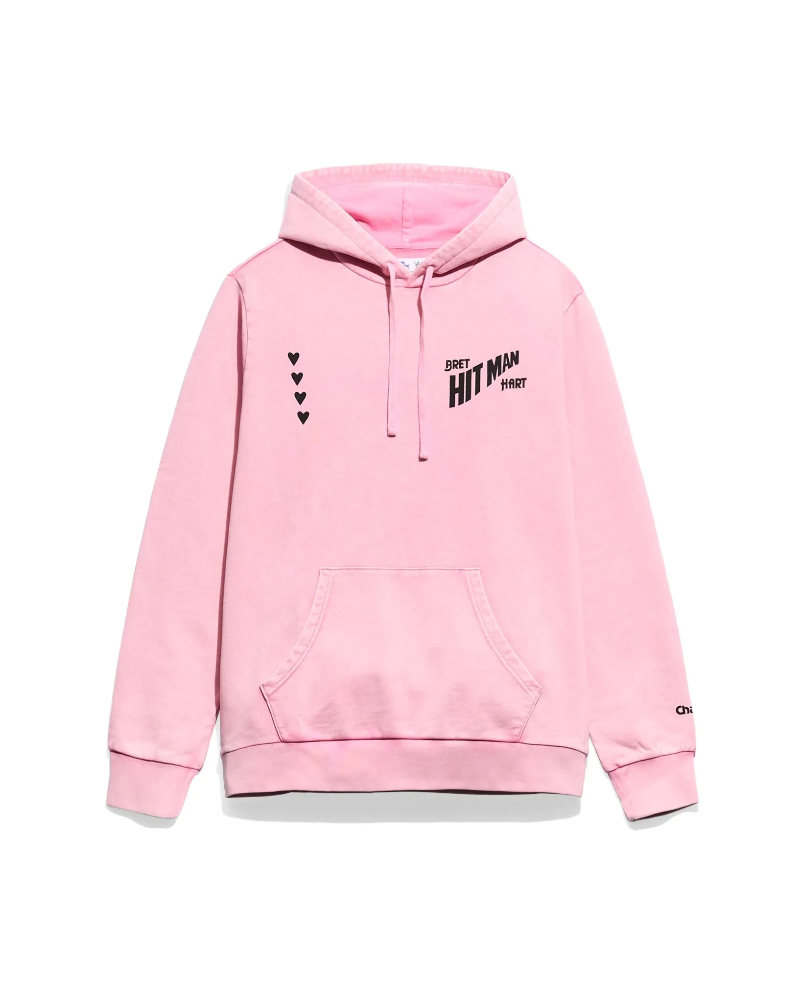 Bret Hart Pink French Terry Hoodie sold by 500 Level