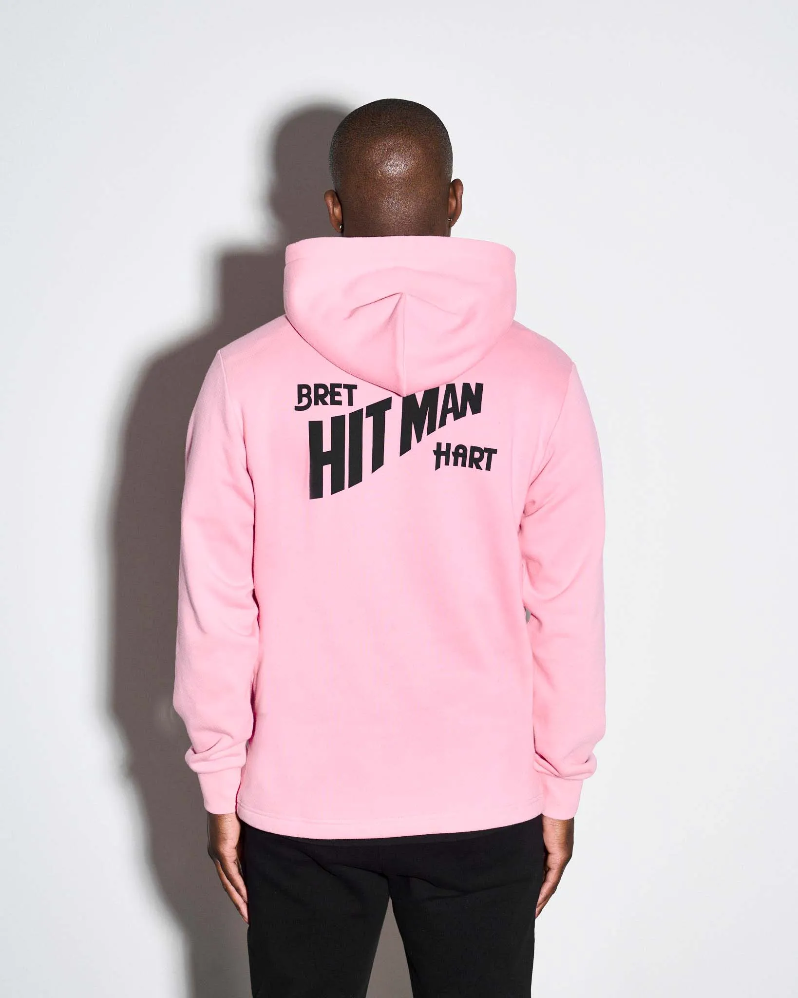 Bret Hart Pink French Terry Hoodie sold by 500 Level product image thumbnail 3