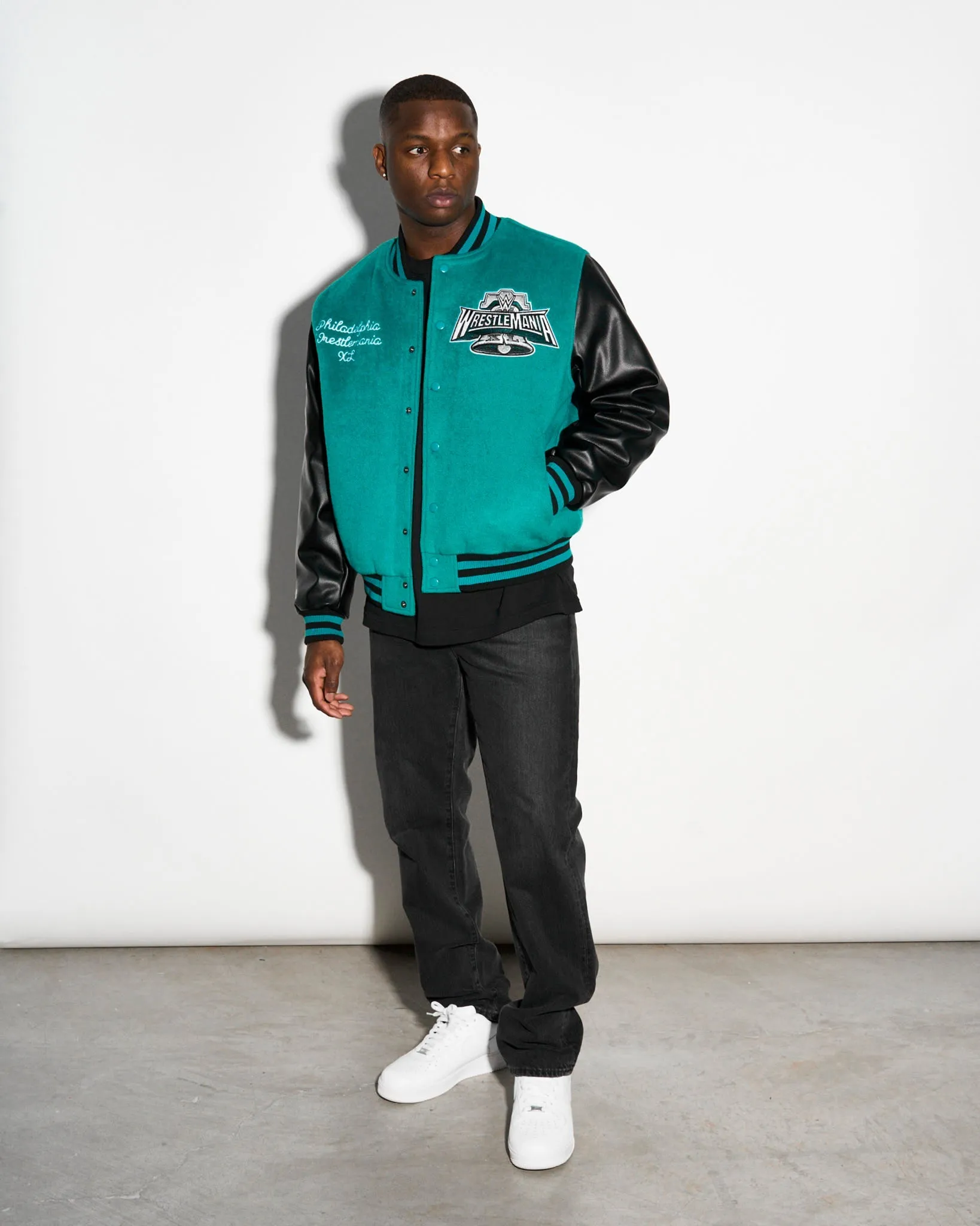 WrestleMania 40 Varsity Jacket sold by 500 Level product image thumbnail 5