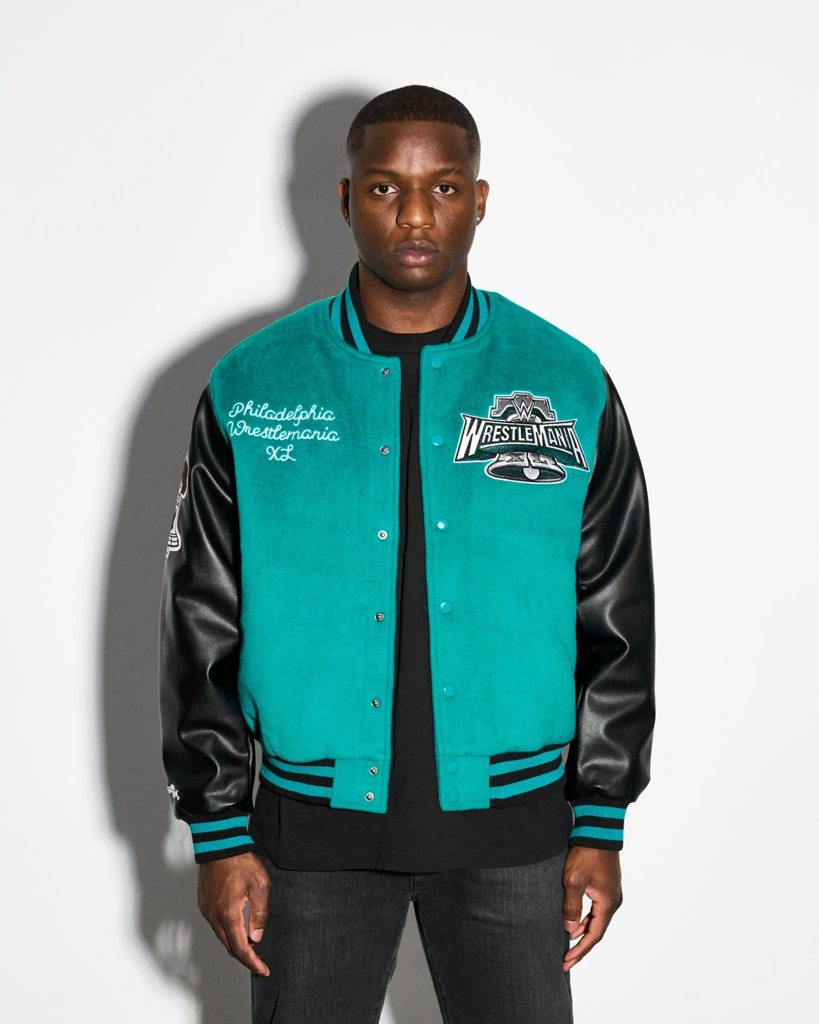 WrestleMania 40 Varsity Jacket sold by 500 Level product image thumbnail 3