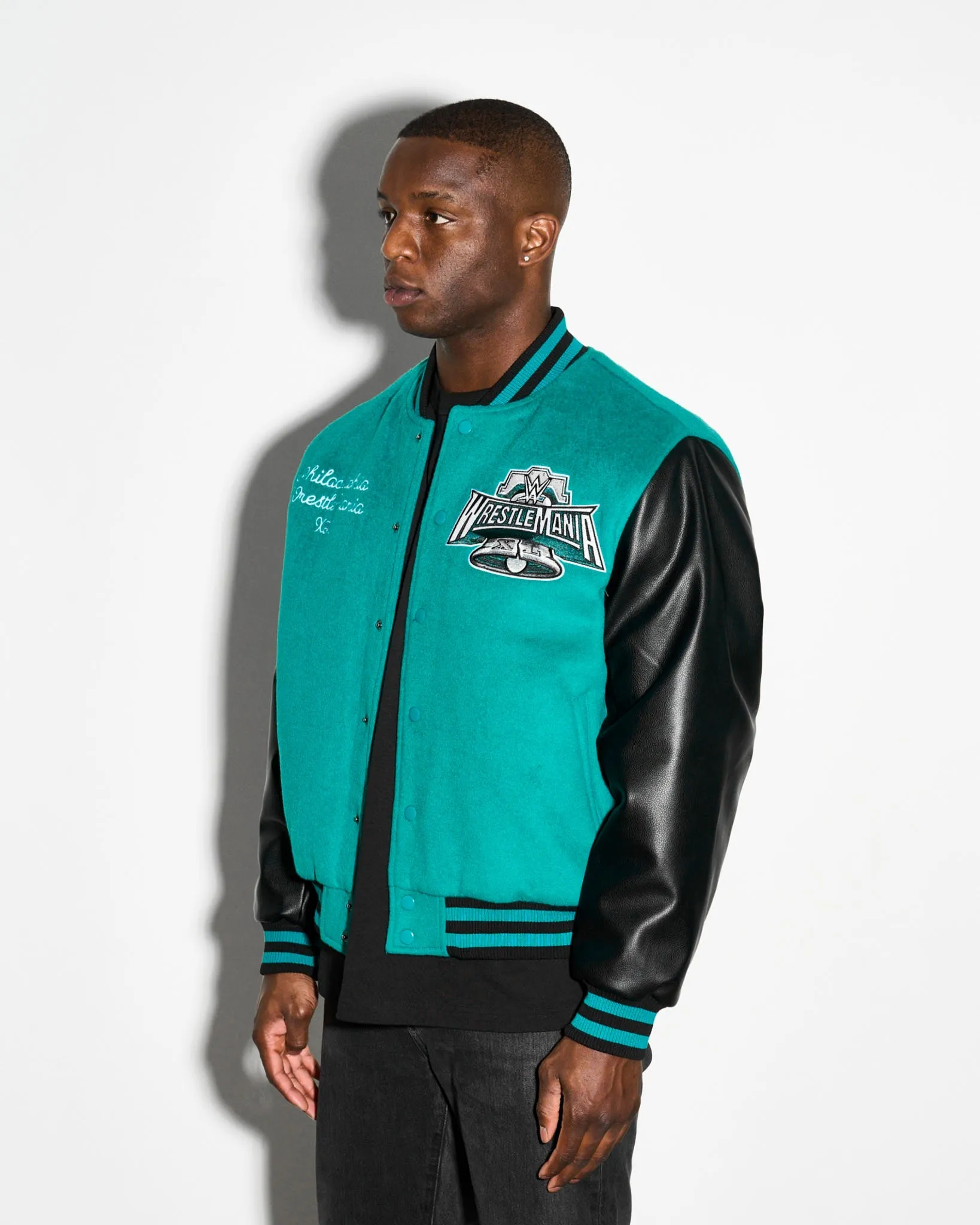 WrestleMania 40 Varsity Jacket sold by 500 Level product image thumbnail 4