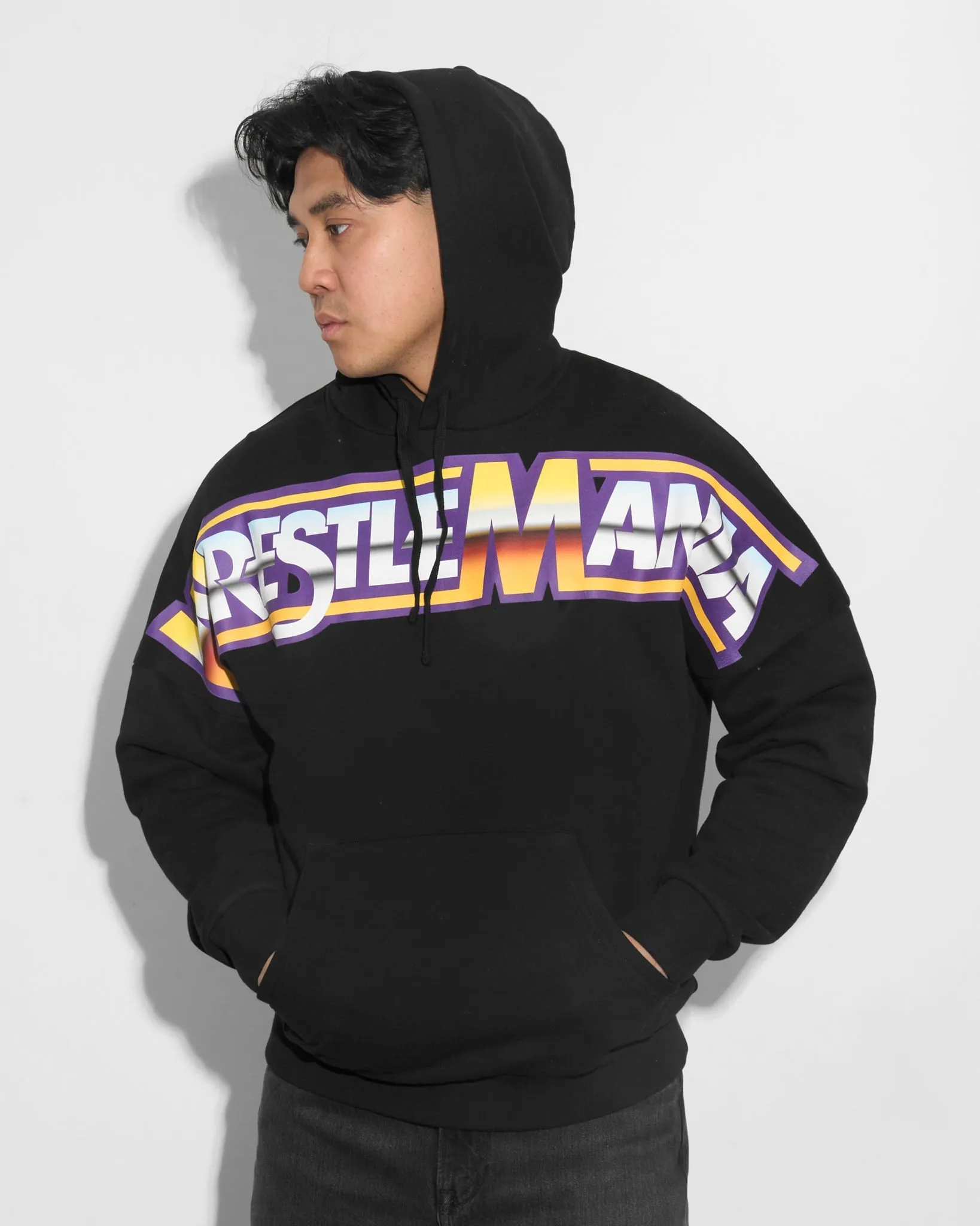WrestleMania OG Across Print Hoodie sold by 500 Level product image thumbnail 2
