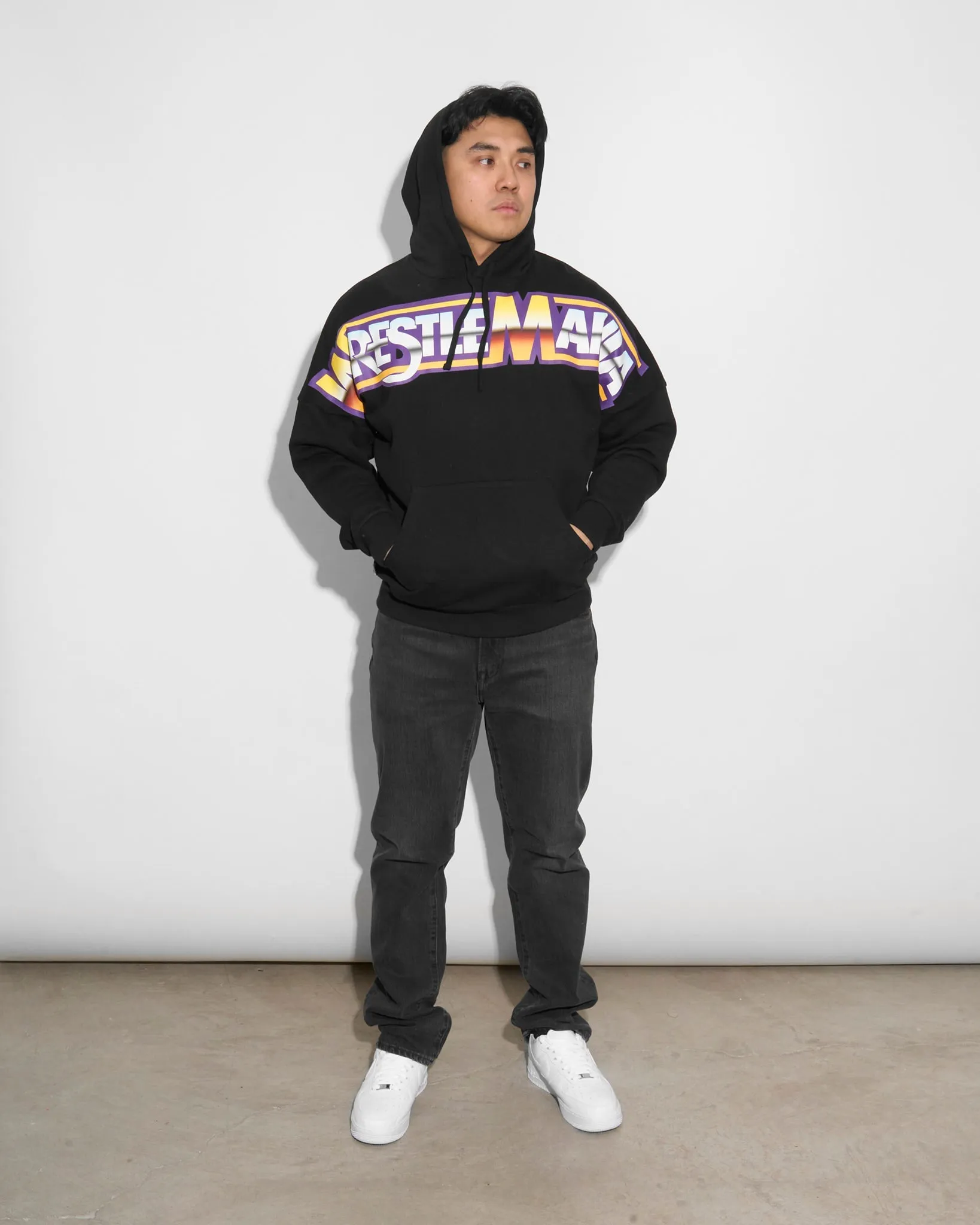 WrestleMania OG Across Print Hoodie sold by 500 Level product image thumbnail 4