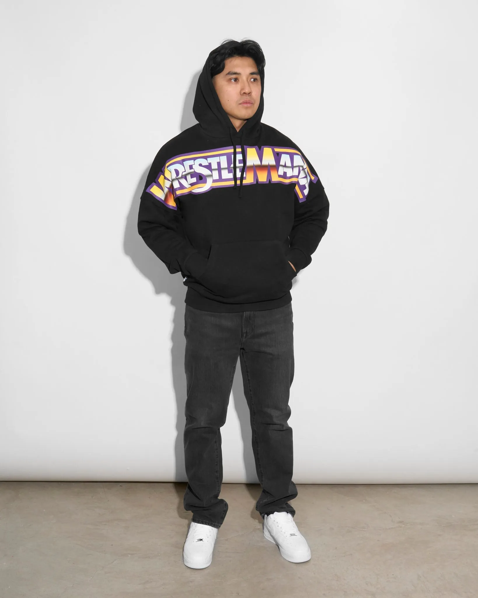 WrestleMania OG Across Print Hoodie sold by 500 Level product image thumbnail 5