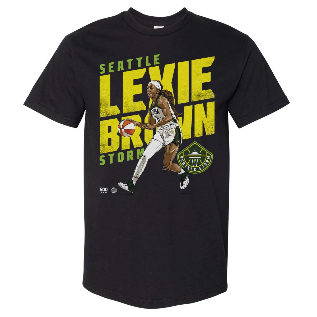 Lexie Brown Seattle Storm Slant WHT sold by 500 Level