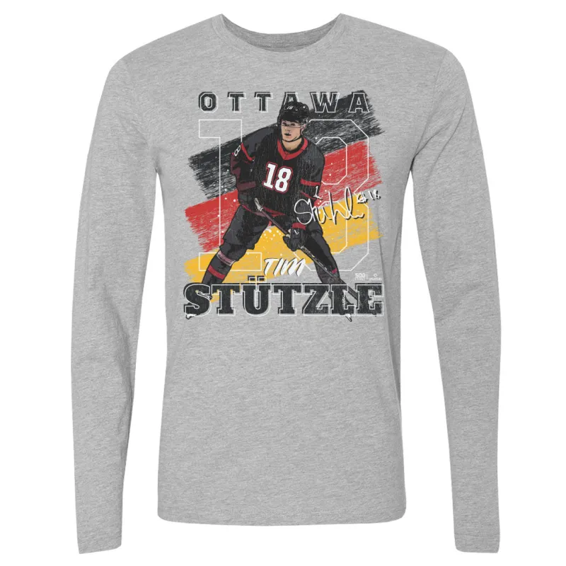 Tim Stutzle Ottawa Germany Flag WHT sold by 500 Level