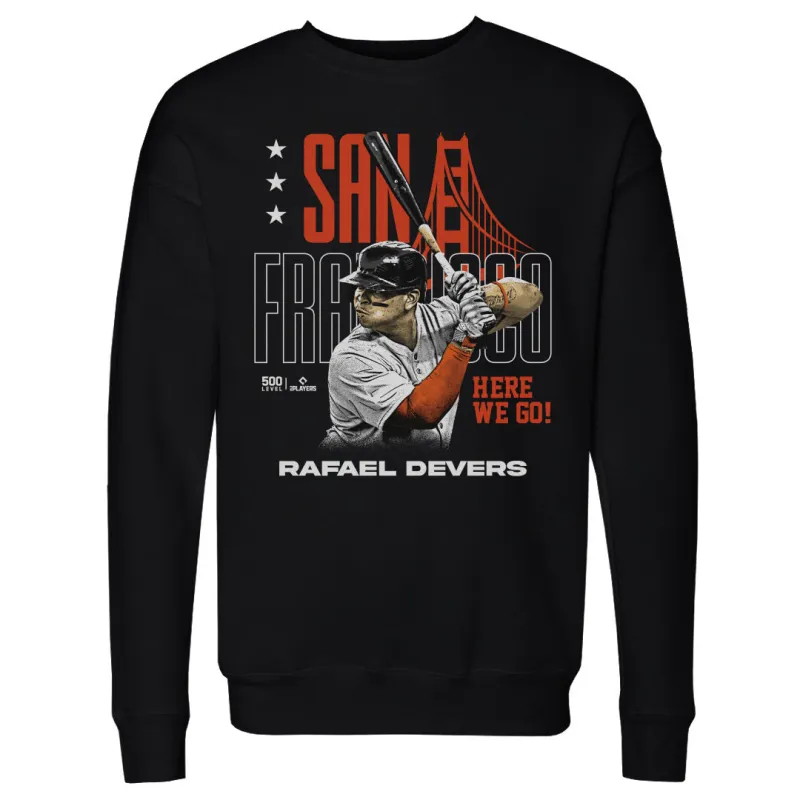 Rafael Devers San Francisco Here We Go WHT sold by 500 Level