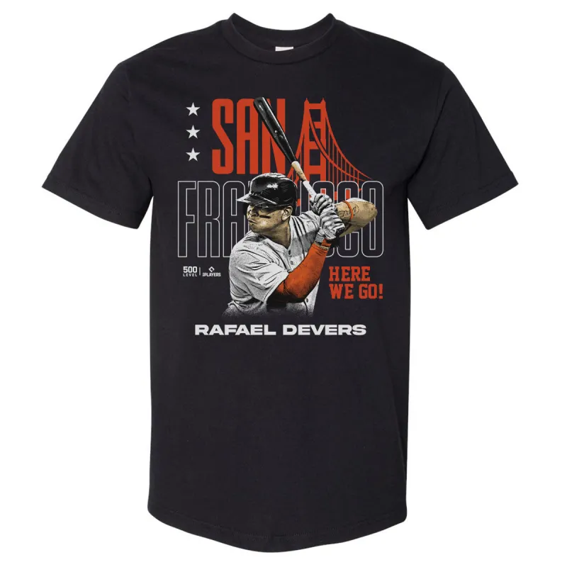 Rafael Devers San Francisco Here We Go WHT sold by 500 Level