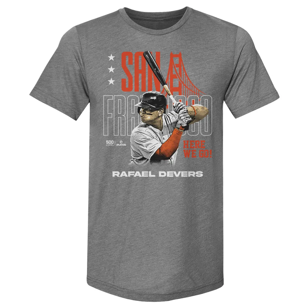 Rafael Devers San Francisco Here We Go WHT sold by 500 Level