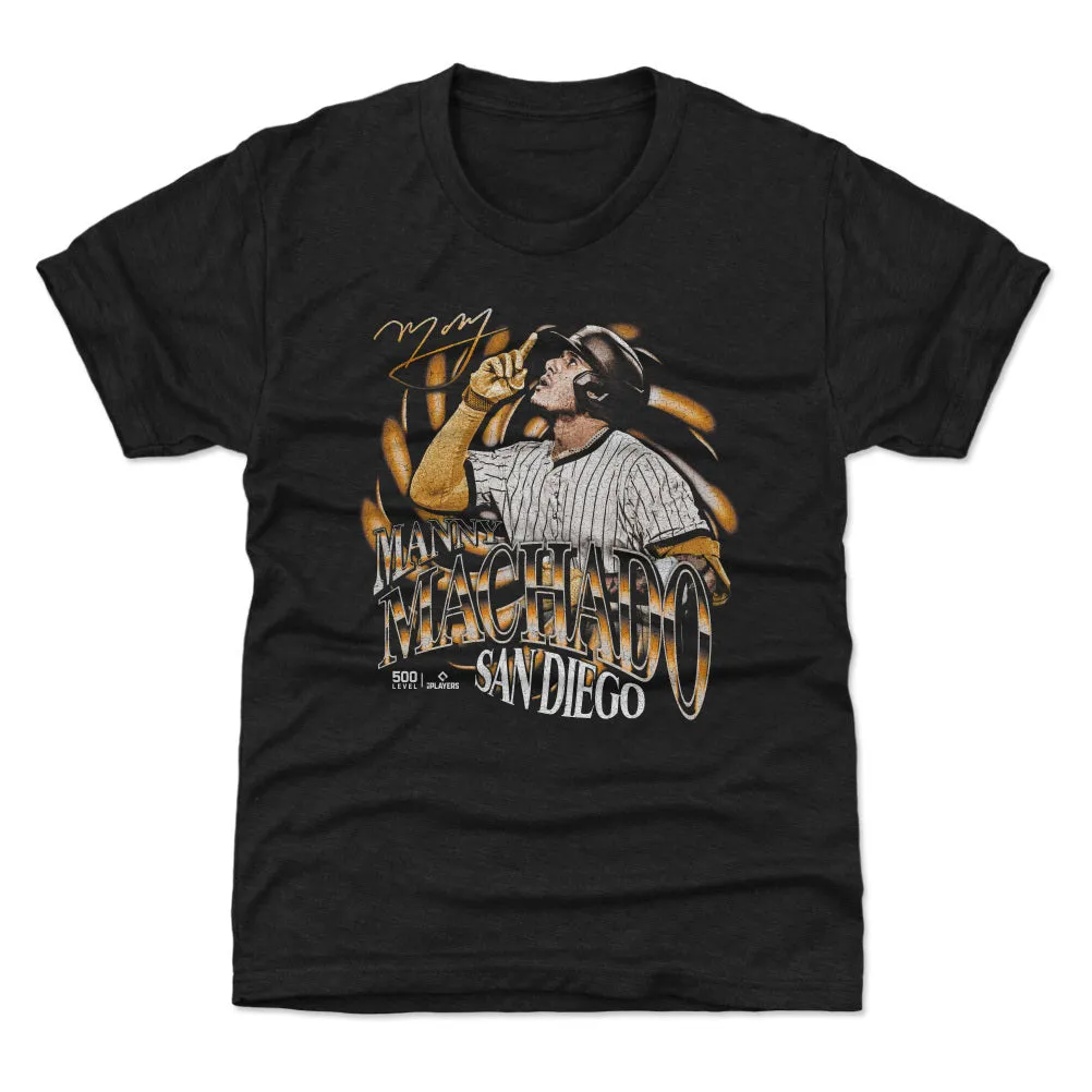 Manny Machado San Diego Grunge WHT sold by 500 Level