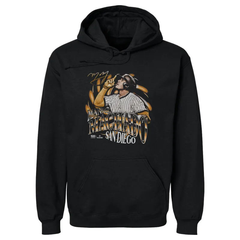Manny Machado San Diego Grunge WHT sold by 500 Level