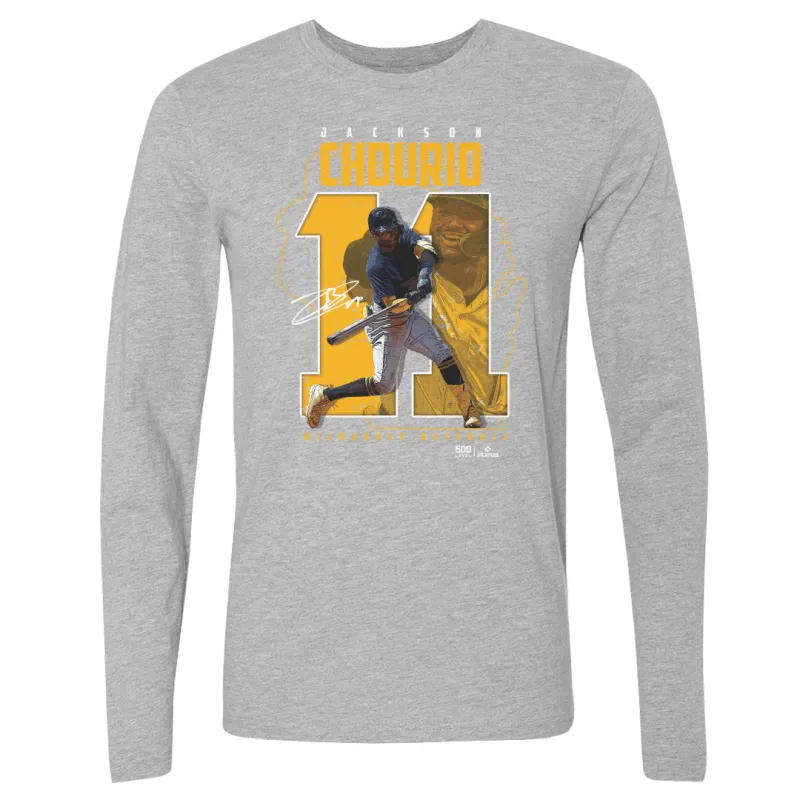 Jackson Chourio Milwaukee Player Number WHT sold by 500 Level