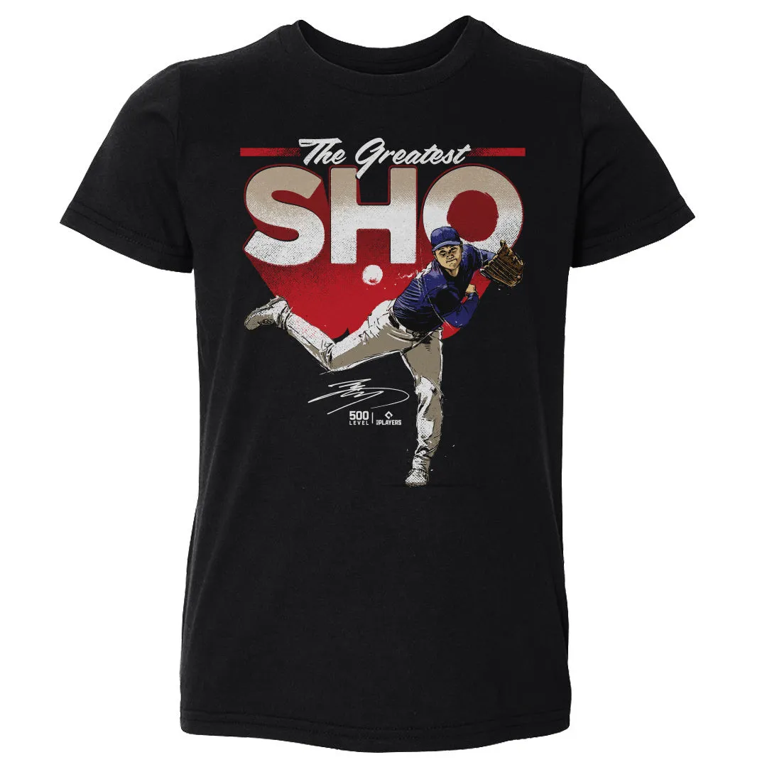 Shohei Ohtani Los Angeles D The Greatest Sho Bold WHT sold by 500 Level