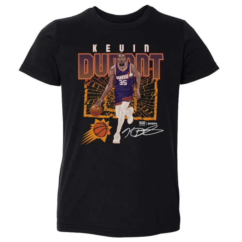 Kevin Durant Phoenix Suns Shattered WHT sold by 500 Level