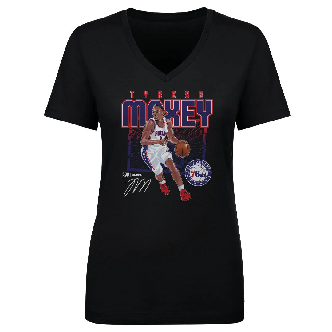 Tyrese Maxey Philadelphia 76ers Shattered WHT sold by 500 Level product image thumbnail 2