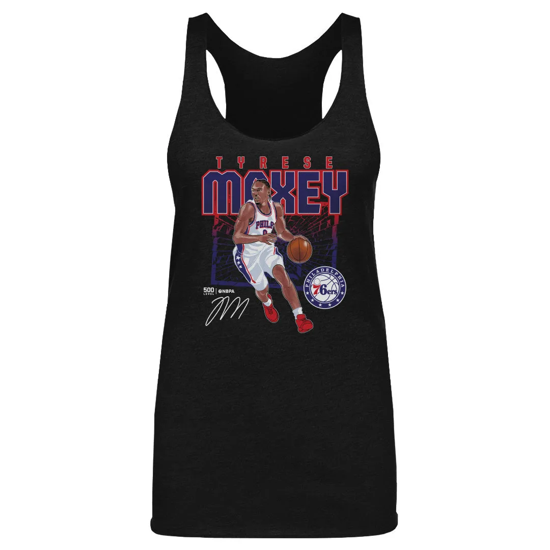 Tyrese Maxey Philadelphia 76ers Shattered WHT sold by 500 Level product image thumbnail 2