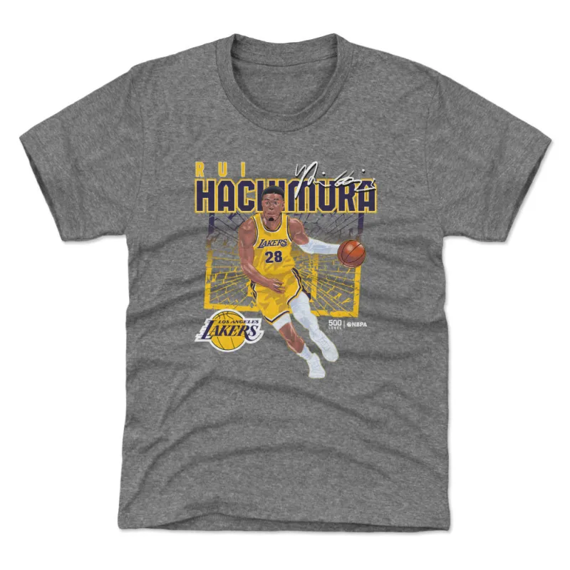 Rui Hachimura Los Angeles Lakers Shattered WHT sold by 500 Level
