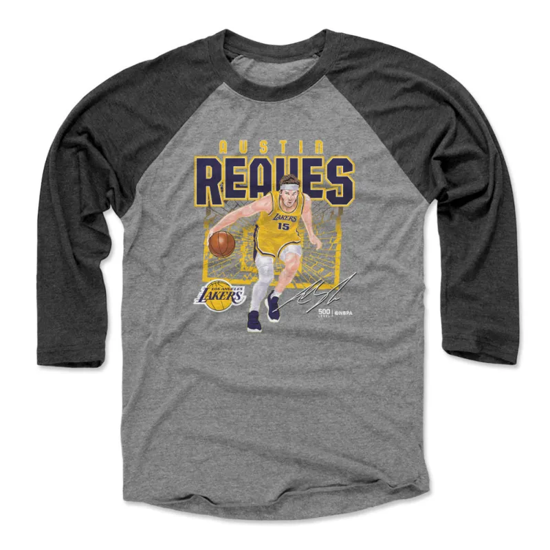 Austin Reaves Los Angeles Lakers Shattered WHT sold by 500 Level