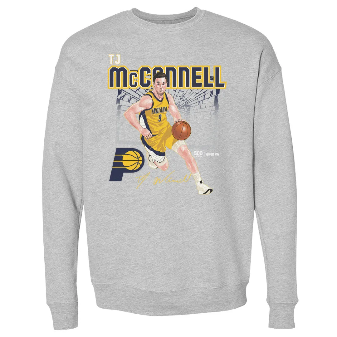 T.J. McConnell Indiana Pacers Shattered WHT sold by 500 Level