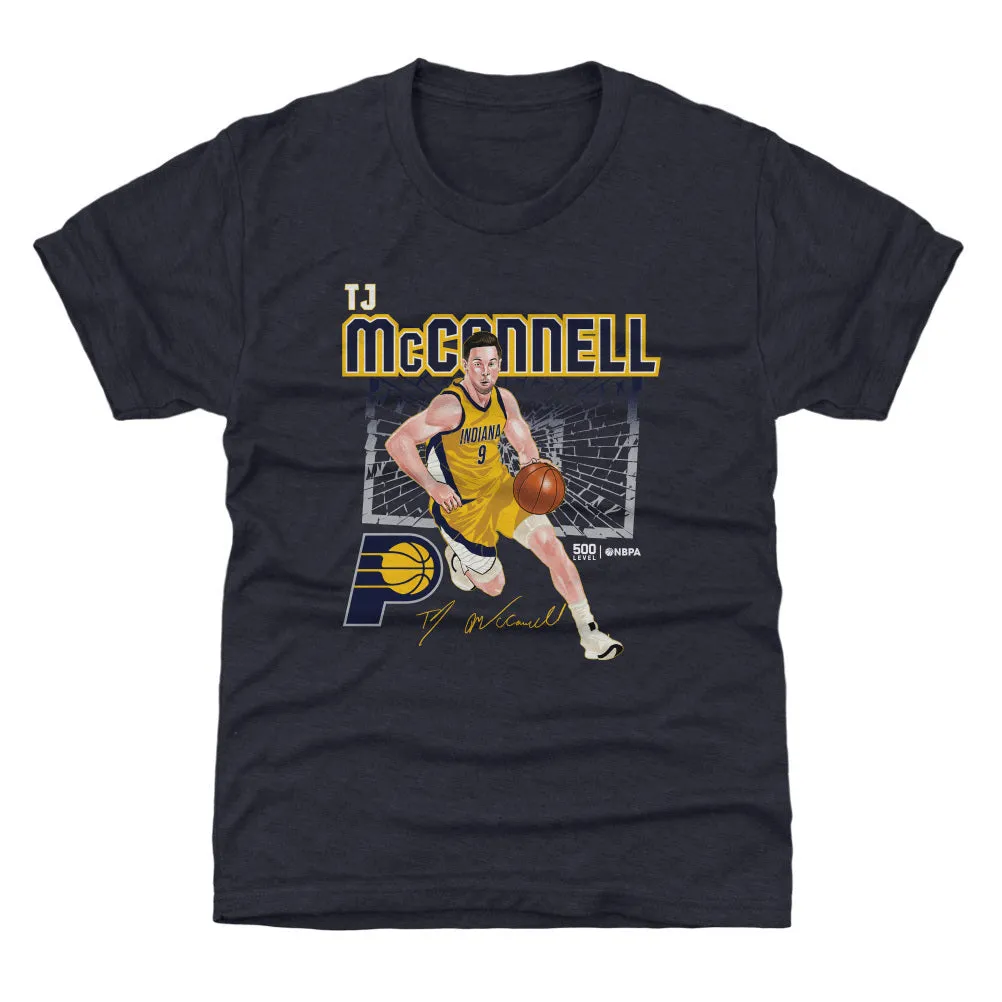 T.J. McConnell Indiana Pacers Shattered WHT sold by 500 Level product image thumbnail 2
