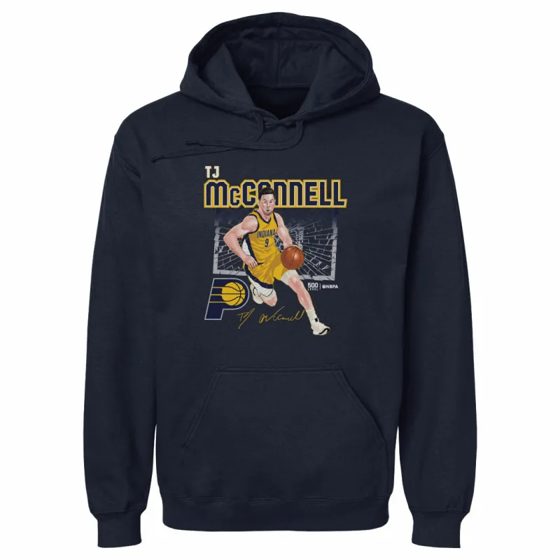 T.J. McConnell Indiana Pacers Shattered WHT sold by 500 Level