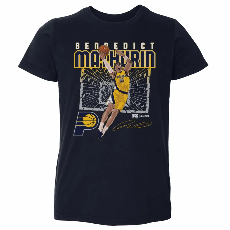 Bennedict Mathurin Indiana Pacers Shattered WHT sold by 500 Level