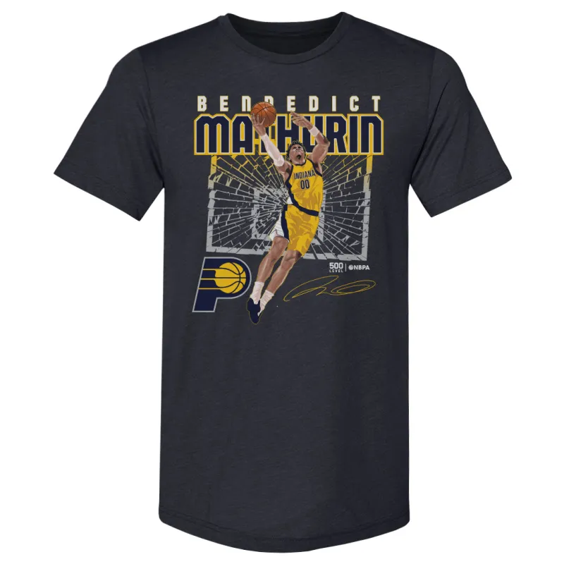 Bennedict Mathurin Indiana Pacers Shattered WHT sold by 500 Level