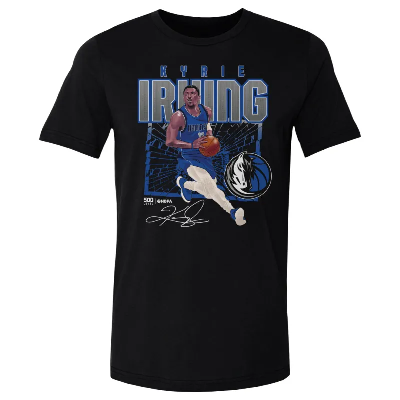 Kyrie Irving Dallas Mavericks Shattered WHT sold by 500 Level