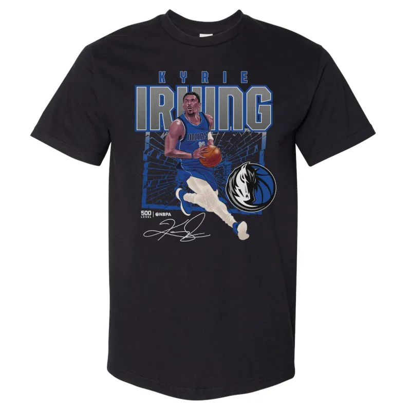 Kyrie Irving Dallas Mavericks Shattered WHT sold by 500 Level