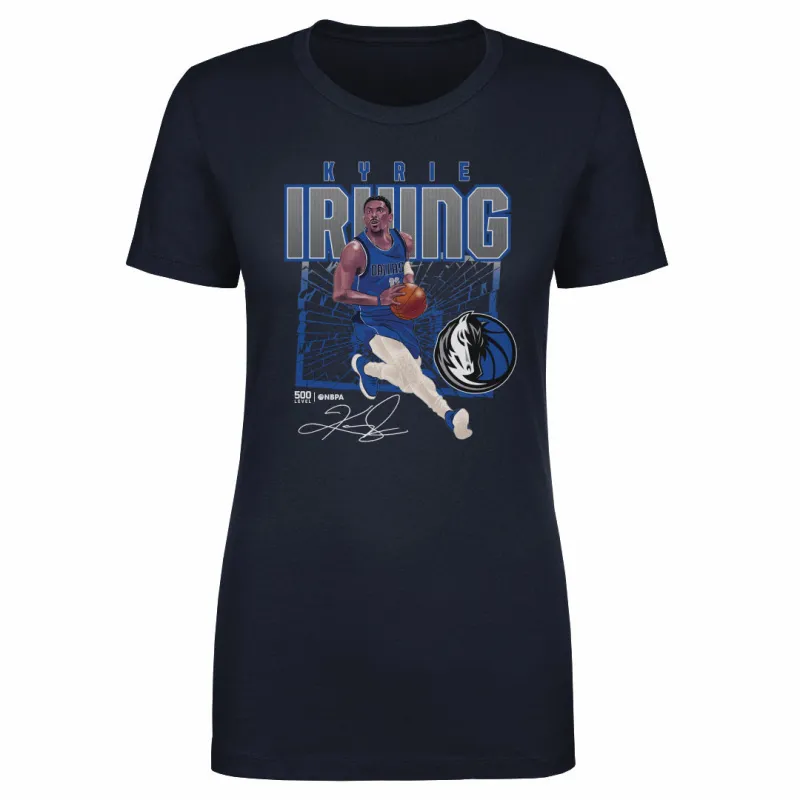 Kyrie Irving Dallas Mavericks Shattered WHT sold by 500 Level