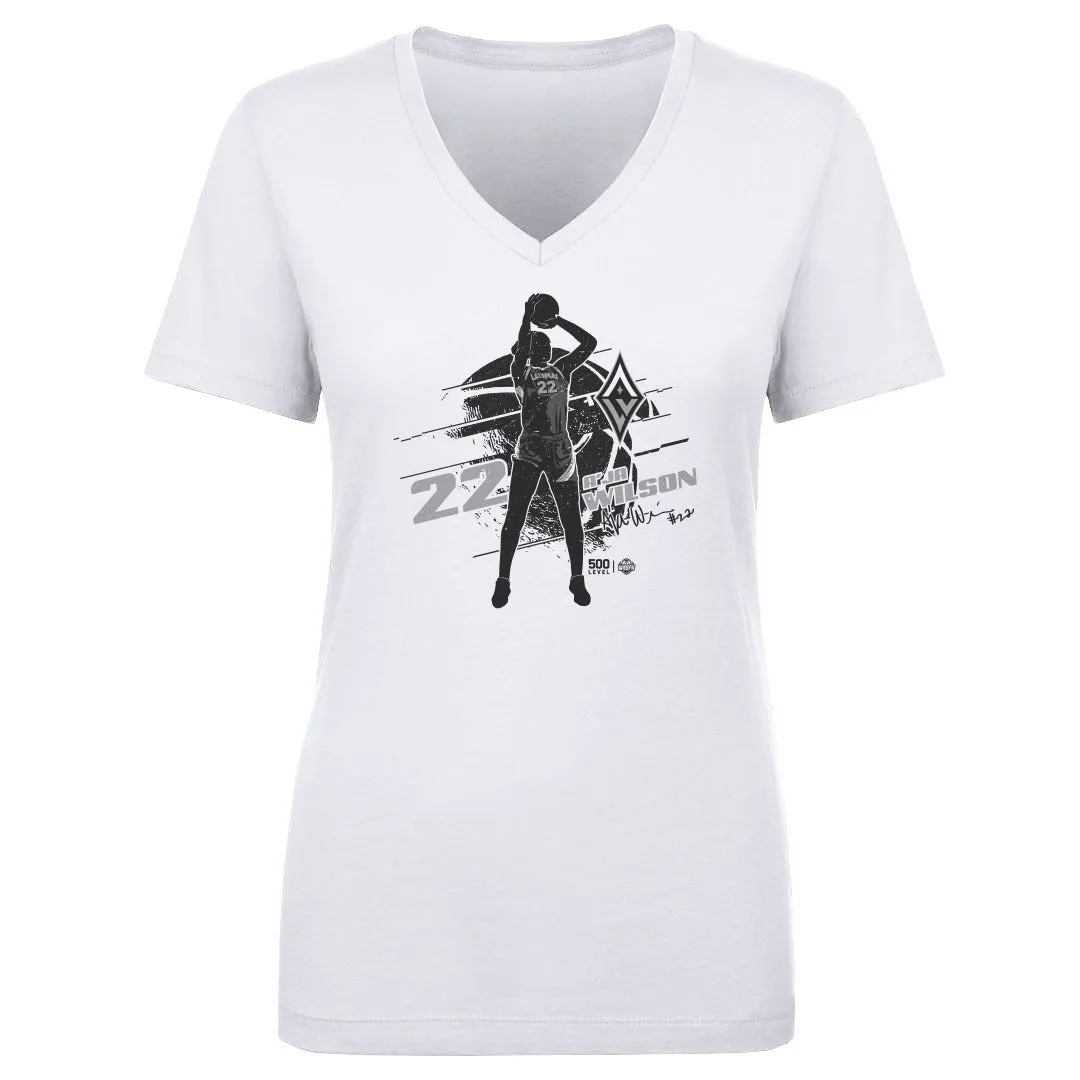 A'ja Wilson Las Vegas Aces Silhouette sold by 500 Level