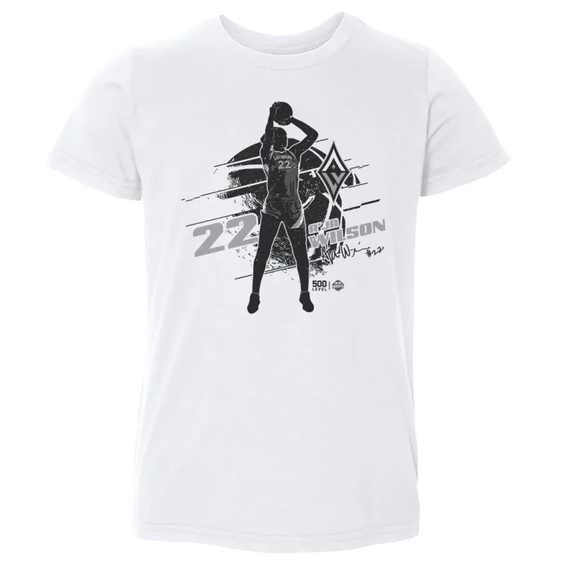 A'ja Wilson Las Vegas Aces Silhouette sold by 500 Level