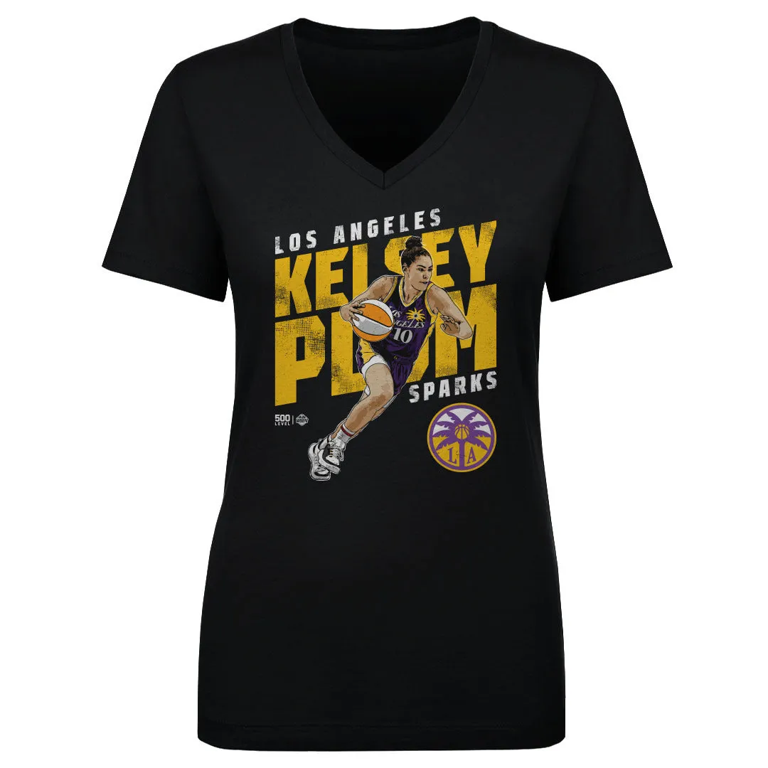 Kelsey Plum Los Angeles Sparks Slant WHT sold by 500 Level