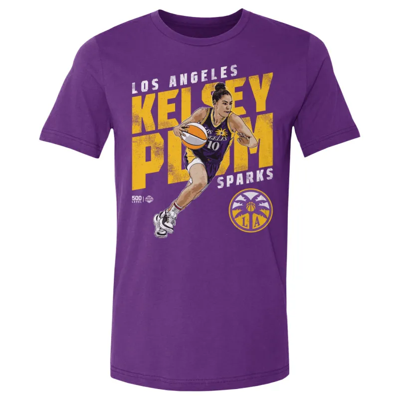 Kelsey Plum Los Angeles Sparks Slant WHT sold by 500 Level