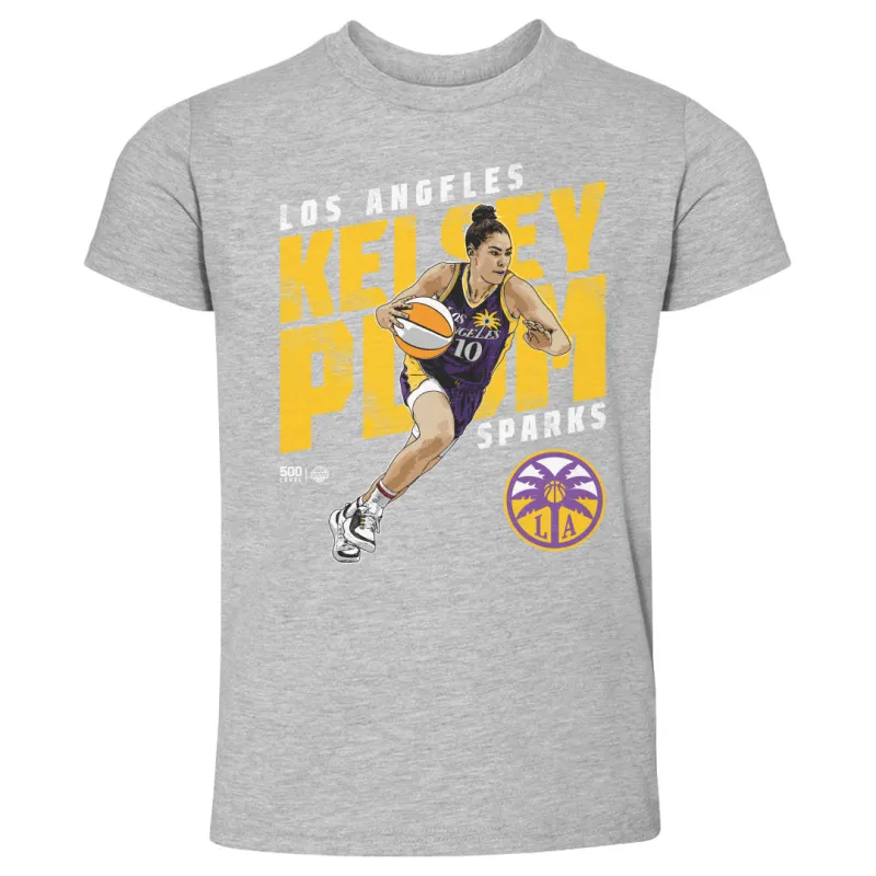 Kelsey Plum Los Angeles Sparks Slant WHT sold by 500 Level