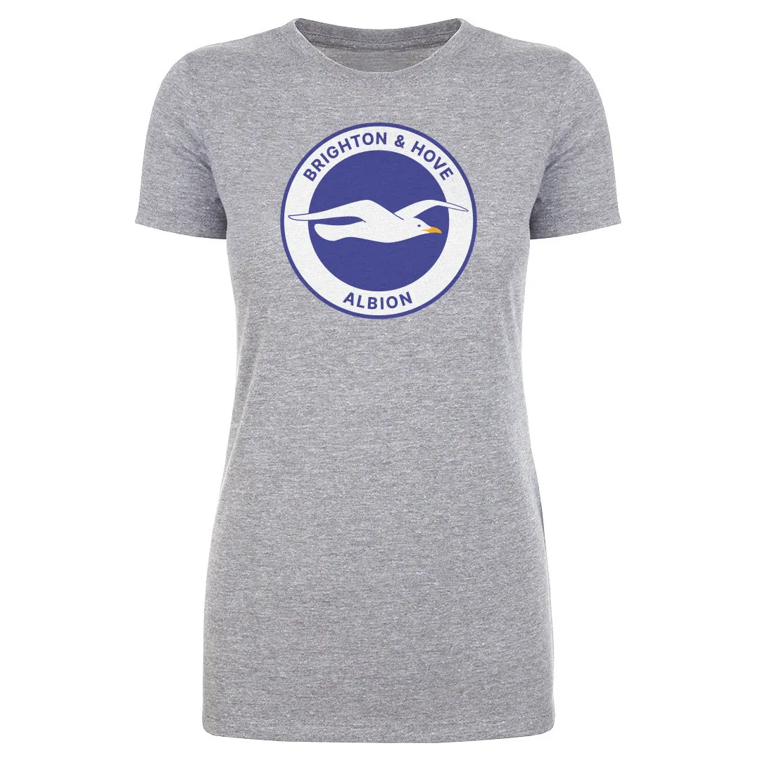 Brighton & Hove Albion Logo WHT sold by 500 Level